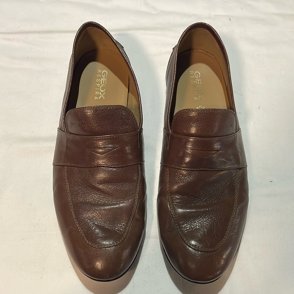 Geox - U Gilles 5 (Dark Brown) Men's Slip on Shoes